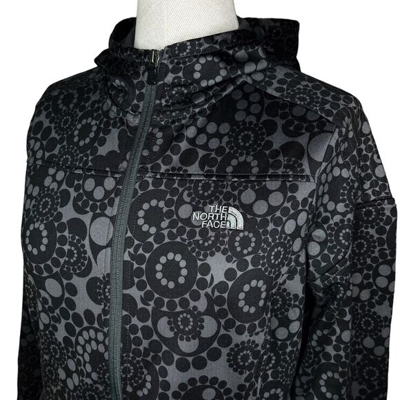 The North Face Full Zip TKA Stretch Jacket sz S * Hooded Soft Shell Fleece Lined - Picture 5 of 7